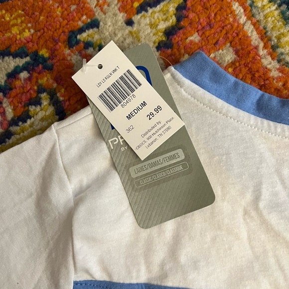 NWT UNC Chapel Hill Tar Heels Carolina Blue Long Sleeves Tee - Picture 4 of 4